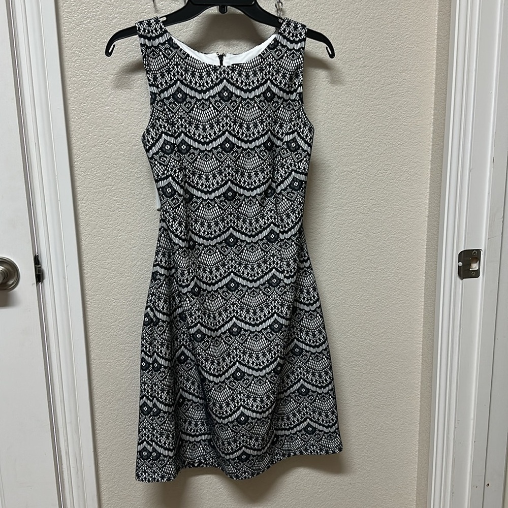 Jessica Simpson Dark Blue Midi Embellished Dress